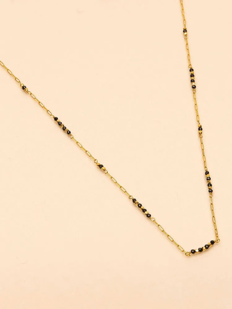 Une A Une Black Onyx Necklace