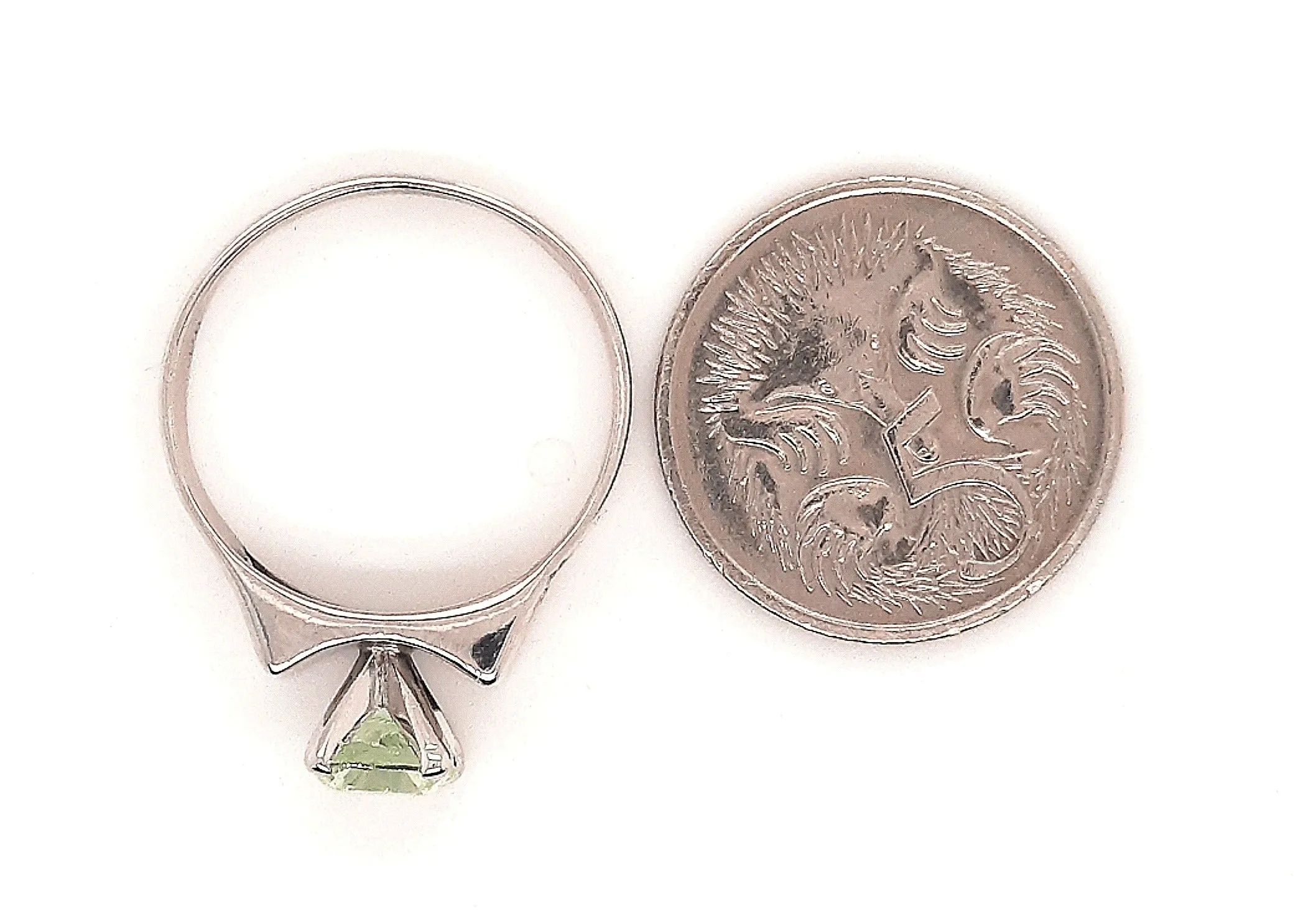 White Gold & Spinel Ring