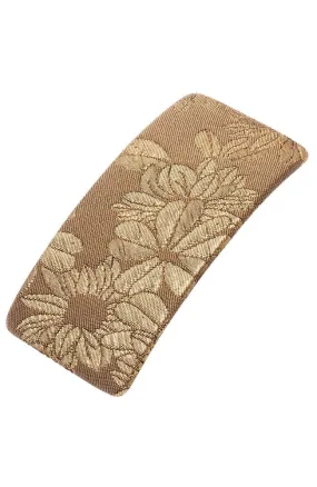 Wide Covered Barrette