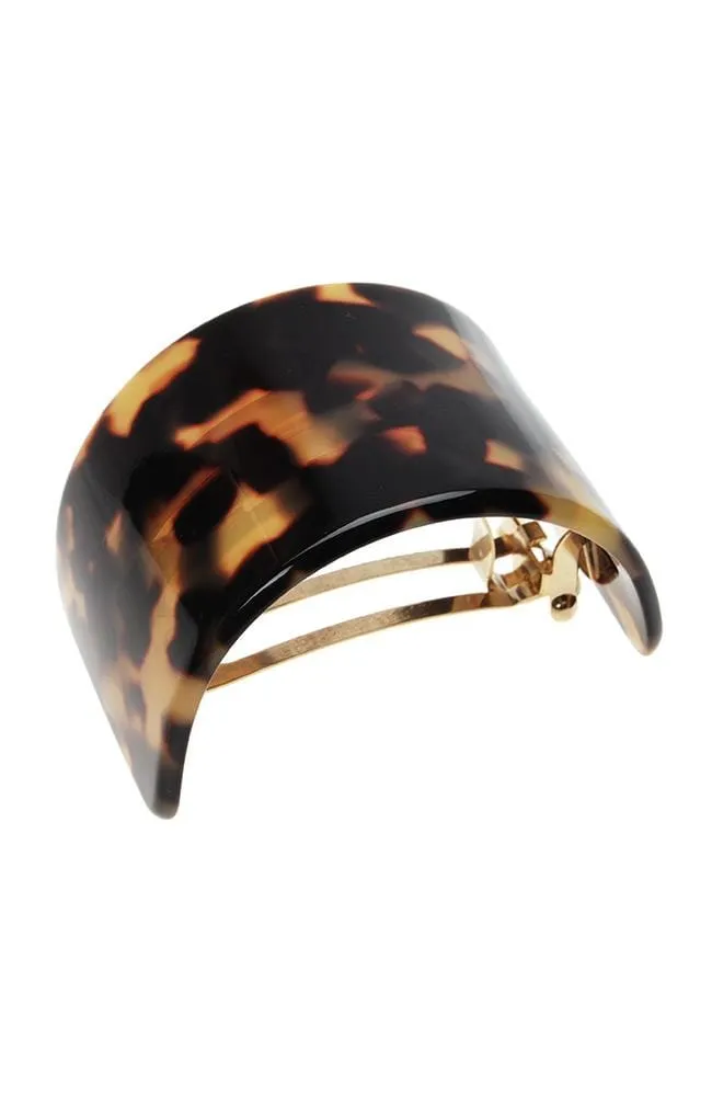Wide Rectangle Ponytail Barrette - Classic