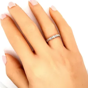 Yellow & White Gold Created Spinel Ring