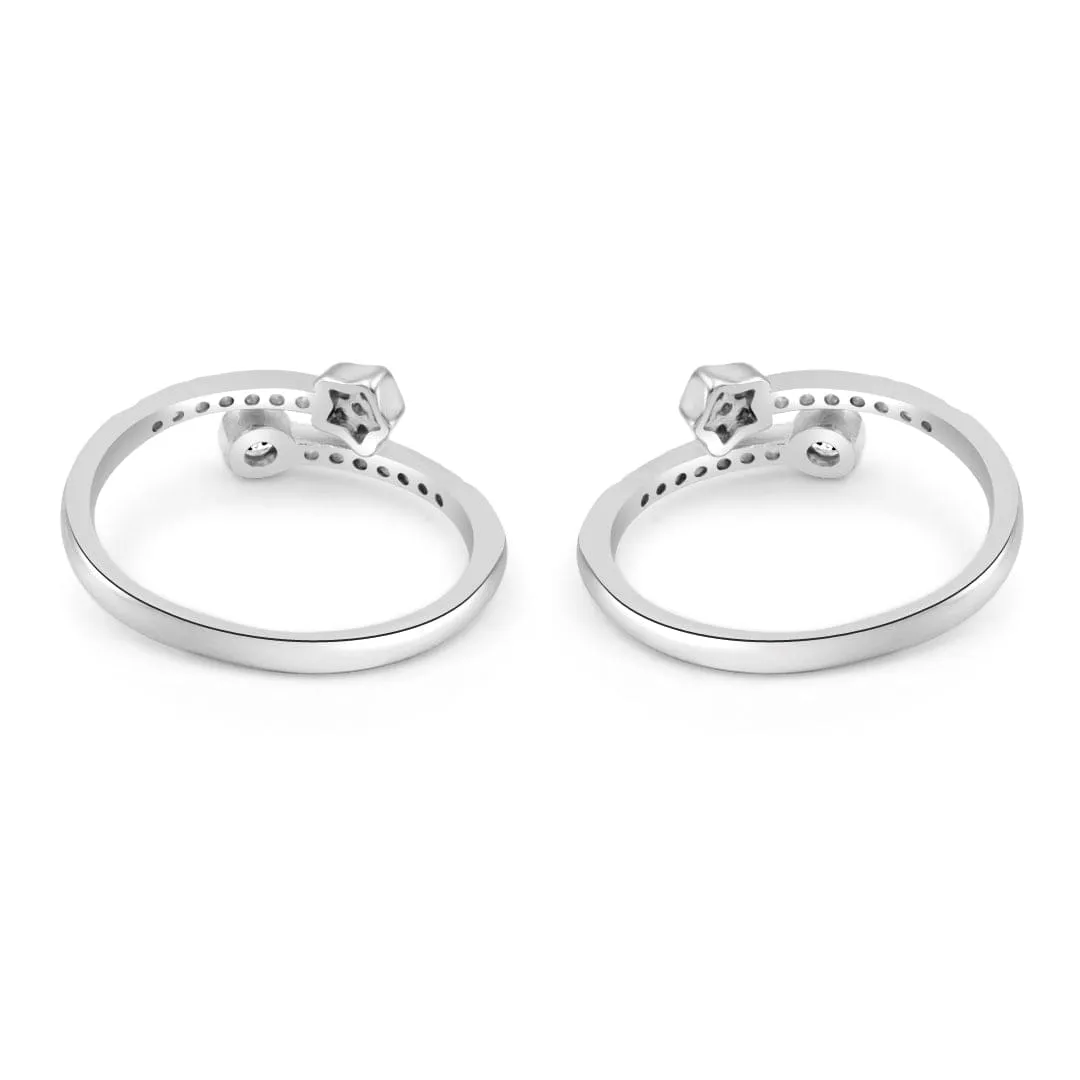 Zarkan Exceeding Excellence Silver Toe Rings